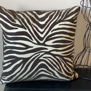 Zebra Throw Pillow